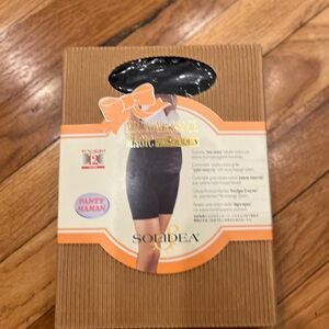 Solid Black and maternity Shapewear Shorts xl
